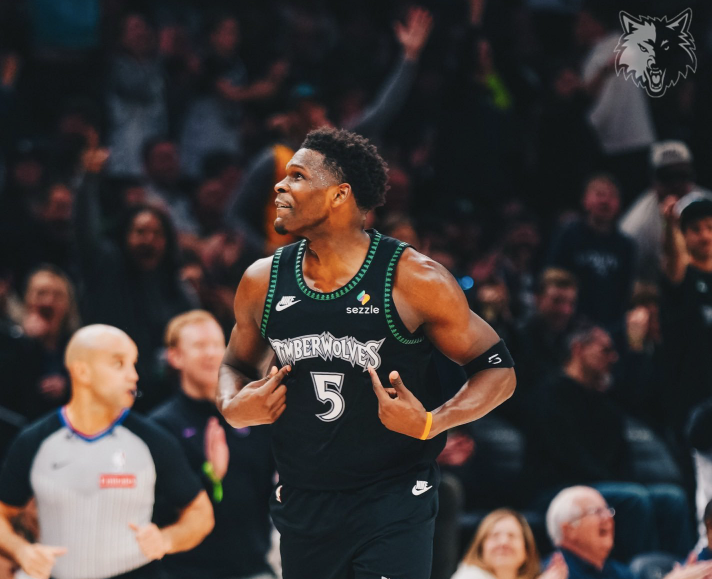 爆砍41分6板5断！森林狼拒爆冷：爱德华兹杀红眼，4连胜稳居第四